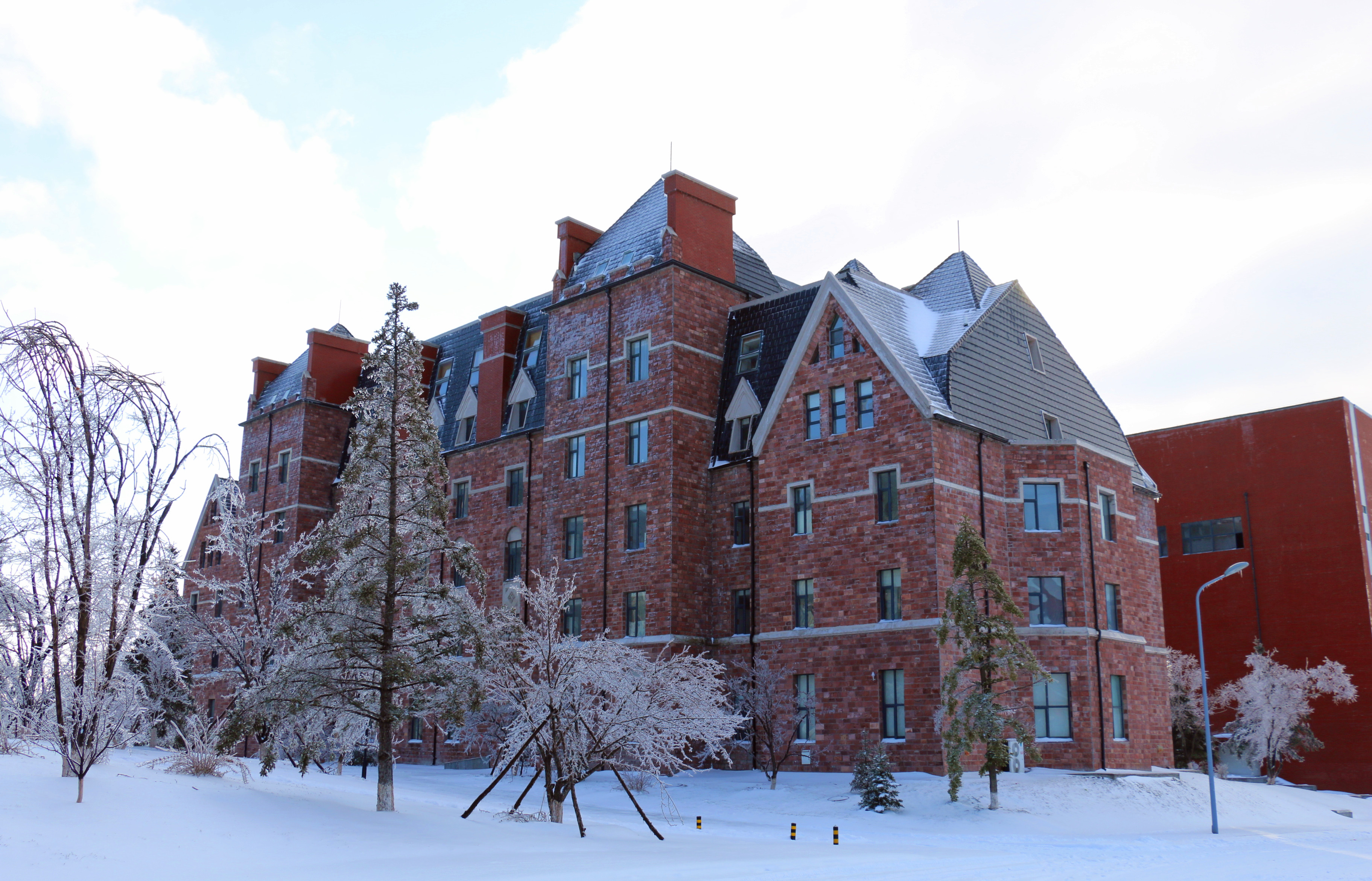 冰雪长建 梦幻校园|长春建筑学院邀您共赏雪后